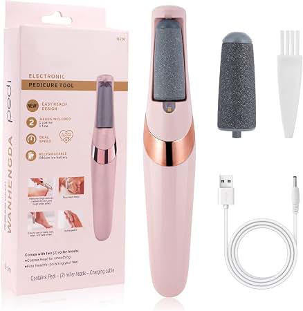Rechargeable Electric Foot File Callus Remover Pedicure Machine - Electric Pedi Callus Remover