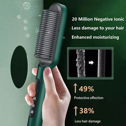 Electric Professional Hair Straightening Brush For Girls