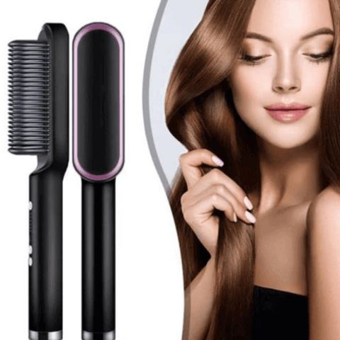 Electric Professional Hair Straightening Brush For Girls