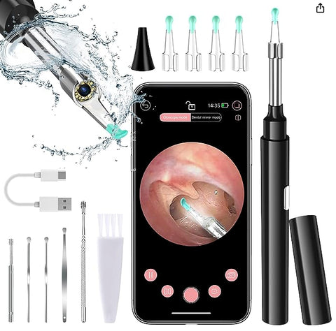 Rechargeable Wireless Ear Camera – Smart Ear Wax Removal Tool
